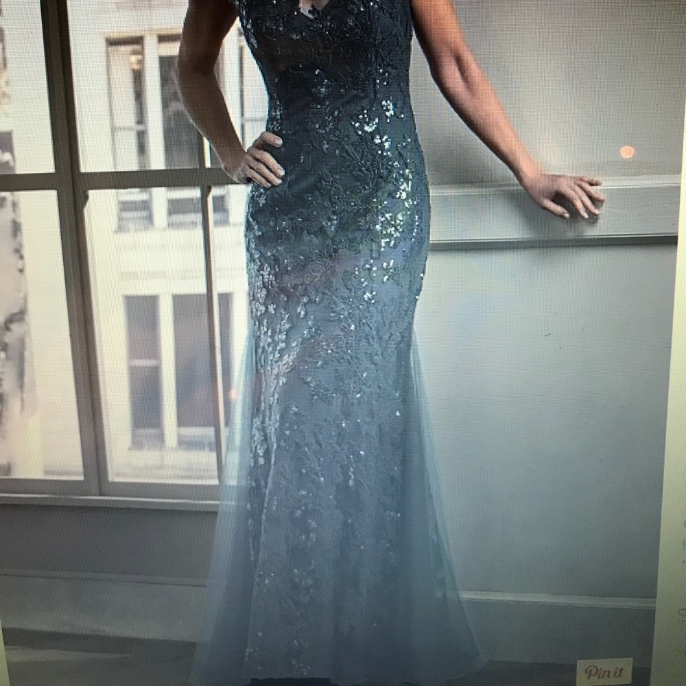 “You Have A Certain Sparkle” long evening dress - Picture 4 of 8